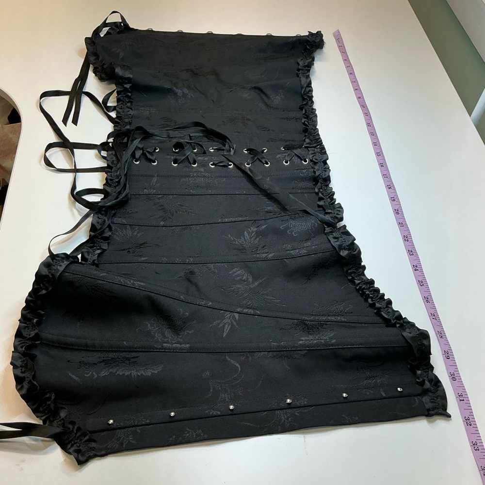 SZIVYSHI Corset Tops for Women, Bustier Shapewear Lingerie, Lace Waist Push Up - Picture 4 of 7